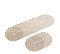 ZNJAMN Alfombra de Cocina súper Absorbente diatomita, Alfombra Antideslizante, cómoda Lavable elíptica/Alargada for Baño para Cocina(Color3,50X120CM)