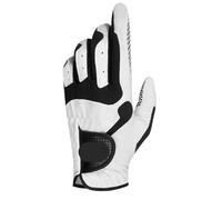 ZNJAMN Guante De Golf 2 uds Guantes de Golf Tela Microfibra Antideslizantes Transpirables Entrenamiento for Poner Columpio en el Club para Principiantes(White-Left Hand,25)
