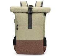 ZNJAMN Mochila Roll Top Mochila enrollable for hombre y mujer, impermeable, for viajes, senderismo, ligera, informal, for el día a, for la escuela Para Viaje Uni Ciclismo Trabajo(Green)