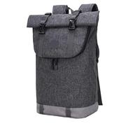 ZNJAMN Mochila Roll Top Mochila for computadora portátil for mujer y hombre, resistente al agua, con parte superior enrollable, for viajes Para Viaje Uni Ciclismo Trabajo(Gray)