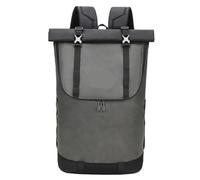 ZNJAMN Mochila Roll Top Mochila for computadora portátil for mujer y hombre, resistente al agua, con parte superior enrollable, for viajes Para Viaje Uni Ciclismo Trabajo(Light Grey)