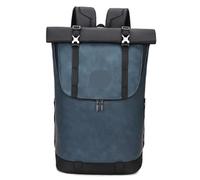 ZNJAMN Mochila Roll Top Mochila for computadora portátil for mujer y hombre, resistente al agua, con parte superior enrollable, for viajes Para Viaje Uni Ciclismo Trabajo(Blue)