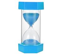 ZNJAMN Reloj De Arena 2 uds 5/10/15/20/30min Reloj de Arena Colorido Suministros Temporizador Cocina decoración del hogar Adornos for Manualidades para DecoracióN(Blue,10minutes)
