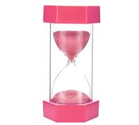ZNJAMN Reloj De Arena 2 uds 5/10/15/20/30min Reloj de Arena Colorido Suministros Temporizador Cocina decoración del hogar Adornos for Manualidades para DecoracióN(Pink,5minutes)