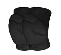 ZNJAMN Rodilleras Deportivas 1 par de Rodilleras Deportivas Gruesas for Voleibol, Deportes Extremos, Rodilleras de Apoyo for Baile, Yoga, Protector elástico de Rodillas. para Deportes(Black,XL)