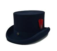 ZNJAMN Sombrero De Copa Pink High Top Hat Magician Jazz Hats Gentleman Flat Para Fiesta(Color4)