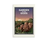 ZNKUWMT Garden of The Gods Póster Pintura Decorativa Lienzo Arte de Pared Salón Póster Dormitorio Pintura, Arte de Pared Impresión de Imagen Moderna Decoración de Habitación Familiar 40 x 60 cm