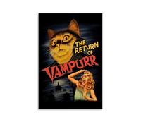 ZNKUWMT Return of The Vampire Retro Poster Pintura Decorativa Lienzo Arte de Pared Salón Póster Dormitorio Pintura, Arte de Pared Impresión de Imagen Moderna Decoración de Habitación Familiar 20 x 30