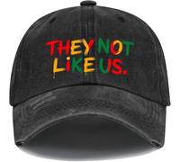 ZNODXFIV Gorra clásica They Not Like Us, They Not Like Us Gorra Juneteenth para Mujer Unisex