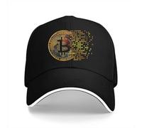 ZNODXFIV Gorra de béisbol clásica Lavada para Hombre I Love Bitcoin Art Sports Snapback Caps Dad Hat Bitcoin Cryptocurrency Meme Golf Hats Cool