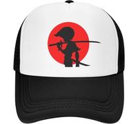 ZNODXFIV Gorras de béisbol de Malla Deportiva Samurai Afro Lindas clásicas para Hombres Sombrero de Camionero de Playa Masculino de Alta Gama Regalo
