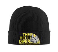 ZNODXFIV Gorro de Democracia Clásico Difusión Otoño Invierno Beanie Moda 2 Gorras de Videojuegos Unisex Gorras de Punto geniales
