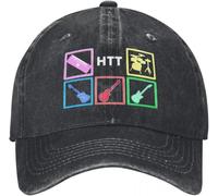 ZNODXFIV K ON HTT Gorras de béisbol Vintage Algodón Desgastado Cómic Anime Snapback Gorra Unisex Estilo Outdoor Summer Caps Hat Cool