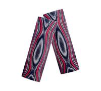 ZNQNDSR 2 Piezas De Mangos De Cuchillos De Madera, Suministros Para Hacer Cuchillos Con Patrones Para Manualidades Y Decoración(Black red)