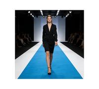 ZNQNDSR Alfombra Antideslizante para Pasillo, Alfombras No Tejidas para Decoración De Fiesta Temática De Ceremonia De Boda, Baile De Graduación(Sky Blue,6.5x32.8ft)