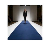 ZNQNDSR Alfombra Antideslizante para Pasillo, Alfombras No Tejidas para Decoración De Fiesta Temática De Ceremonia De Boda, Baile De Graduación(Navy Blue,4.9x164ft)
