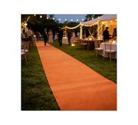 ZNQNDSR Alfombra Desechable para Pasillo De Alta Resistencia para Presentaciones En Pasarelas, Bodas De Lujo Y Entradas A Festivales(Orange,4.9x131ft)