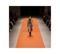 ZNQNDSR Superficie Premium De Durabilidad De La Alfombra del Piso del Evento para Las Decoraciones del Baile De Graduación De La Fiesta Temática De La Ceremonia De Boda(Deep Orange,6.5x65.6ft)