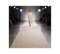 ZNQNDSR Superficie Premium De Durabilidad De La Alfombra del Piso del Evento para Las Decoraciones del Baile De Graduación De La Fiesta Temática De La Ceremonia De Boda(Champagne Color,4.9x164ft)