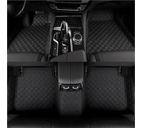 ZNQRY Cuero Alfombrillas de Coche para BMW X6 2008 2009 2010 2011 2012 2013 2014 Impermeables Alfombras Moquetas Delanteras Traseras Alfombra del Piso Antideslizantes,Black-Single Layer