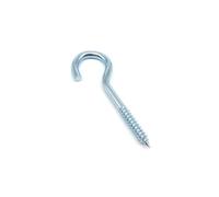 ZNTIHZ 100 piezas Marco de fotos Lámpara luz Gabinete Planta Cortina Red Alambre Techo Cáncamo Tornillo Perno ojo tornillo Percha Copa Gancho Cierre Para Cestas De Plantas(30mm)