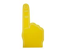 ZNTIHZ 2 Pares de Dedos Espuma gladiadores, Juegos Deportivos inspirados en Gigantes por los fanáticos del Deporte, Accesorios porristas for Eventos para Eventos Deportivos,Juegos(Yellow)
