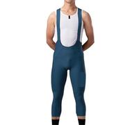 ZNTIHZ Pantalones de Ciclismo Profesionales con Tirantes, Forro Polar Invierno Alta Elasticidad, for Hombre, Ropa Carretera Corta para Ciclismo Y Turismo(Blue 1,XL)