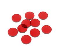 ZnttUu 10 piezas de acrílico transparente para taco de piscina, repuesto para billar, accesorios de palo, almohadillas transparentes para taco de piscina, arandelas