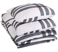 Zo.Home Funda nórdica Cuadrada 100% Franela de algodón, Gris, 260 x 220 cm, 1 Pieza