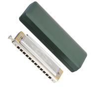 ZOAPDEBCE Armónica diatónica para niños y adultos, Student Harmonica 12 Hole Chromatic Harmonica Wooden Comb 12 Hole Harp harmonica Beginners