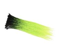 ZOAPDEBCE Cinta de extensión del cabello humano, Extensiones de cabello con rastas hechas a mano de 24 pulgadas, hebras de cabello de ganchillo, trenzas de ganchillo sintéticas for mujeres (BUG_24INCH