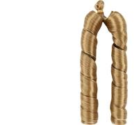 ZOAPDEBCE Cinta de extensión del cabello humano, Extensiones de cabello de ganchillo con rizos en espiral sintéticos, rizos, cabello trenzado, trenzas rizadas españolas preestiradas for mujeres (4)(P3