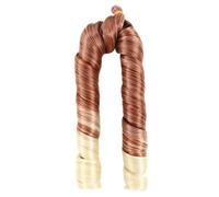 ZOAPDEBCE Cinta de extensión del cabello humano, Extensiones de cabello de ganchillo con rizos en espiral sintéticos, rizos, cabello trenzado, trenzas rizadas españolas preestiradas for mujeres (4)(35