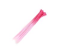 ZOAPDEBCE Cinta de extensión del cabello humano, Locks Hair Naturel Crochet Hair Rastas hechas a mano Cabello trenzado sintético for mujeres y hombres(4)(Z2 8)