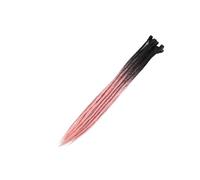 ZOAPDEBCE Cinta de extensión del cabello humano, Mechones de pelo natural, pelo de ganchillo, rastas hechas a mano, pelo trenzado sintético, coloreado(1)(Z2 39)