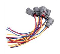 Zócalo Bobina Encendido Compatible Con Ford Para Lobo 2015-2020 Para Flex 2013-2019 6 Piezas Conector Bobina Encendido Enchufe Arnés Coleta Conjunto Impermeable
