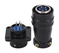 Zócalo de Enchufe de aviación 5 Pin con Conector Femenino Masculino AC 400V Potencia