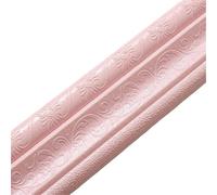 Zócalo de espuma para bordes de pared, Tira autoadhesiva for borde de pared zócalo riel Dado, multicolor(Pink)