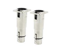 Zócalo de Metal Tipo D de Tres Núcleos para Convertidor de Conexión de Audio Base de Montaje XLR Macho A XLR Hembra