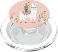 Zócalo de Montaje Pop de Llama de Arena Rosa PopSockets PopGrip para MagSafe