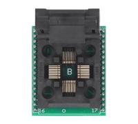 Zócalo de programación QFP32 a DIP32, Adaptador de zócalo de Prueba TQFP32 con Paso de Pines de 2,54 mm, Convierte los circuitos Integrados QFP32, PQFP32 y TQFP32 en DIP32 para