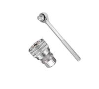 Zócalo de sujeción adaptativo con moleteado, Socket Wrench | Cuerpo de dado cilíndrico moleteado, ajuste de accionamiento estándar de 3 / 8 de pulgada, pasadores que se adaptan