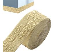 Zócalo decorativo | autoadhesivo, impermeable, 10 metros, tira de decoración de pared, para azulejos, madera, así como lavadero, cocina, pasillo, techo, balcón y alféizar de la ventana