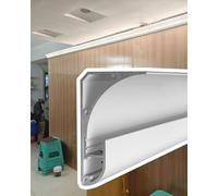Zócalo decorativo de canal de luz LED para techo, moldura de corona de perfil de aluminio, moldura de cornisa, luz de línea de pared, zócalo de iluminación