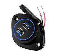 Zócalo del Cargador de Coche USB, Zócalo de Carga USB para el Coche | 12V/24V 2 Puertos Bus Enchufe de Carga rápida - de del diseño de la luz Viaje por Carretera LED para los auri