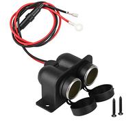 Zócalo del encendedor de cigarrillos, 12V-24V Dual agujero Toma de Encendedor mechero para 12V/24V Coche, Barco, Motocicleta, Camión y más