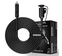 Zócalo del encendedor de cigarrillos ,Waterproof Marine Grade 12V / 24V DC Cable de Extensión Encendedor de Cigarrillos,con Fusible de seguridad 15A (3.6M)