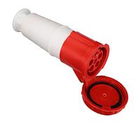 Zócalo Industrial Hembra TYP-235, Conector de Enchufe de Aviación Estable de 5 Pines 63A, Enchufe Industrial Compacto a Prueba de Agua IP67 para Industria, Agricultura, Muelles (220-415V)