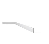 Zócalo NMC FT2F WALLSTYL Noel Marquet Moldura decorativa pared Moldura friso diseño moderno blanco 2 m