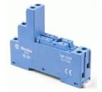 Zocalo rele finder carril din y panel para serie 40.51, 40.52, 40.61